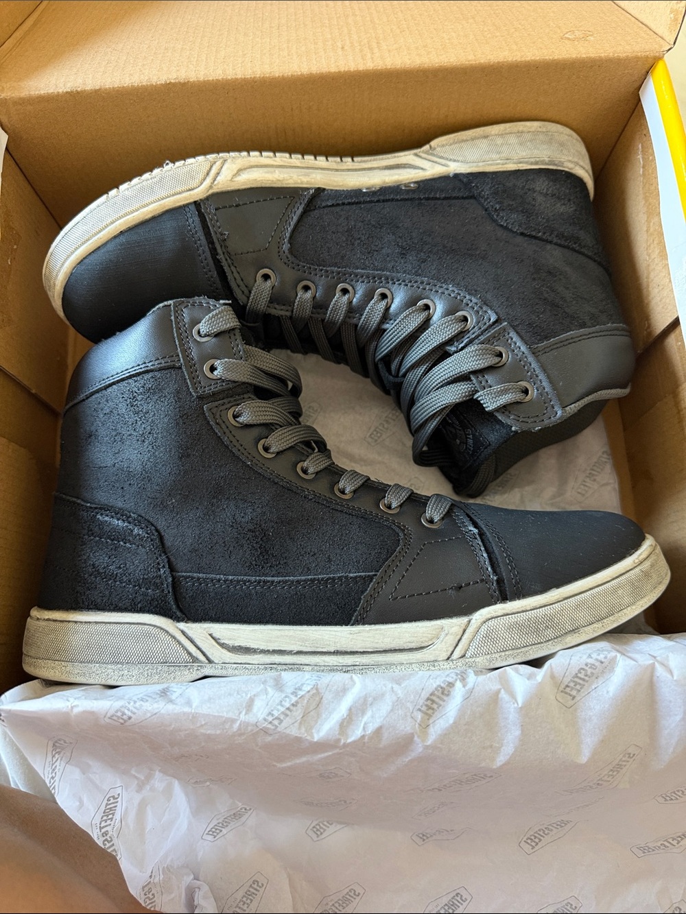 Street & Steel moto shoes size 9, worn once